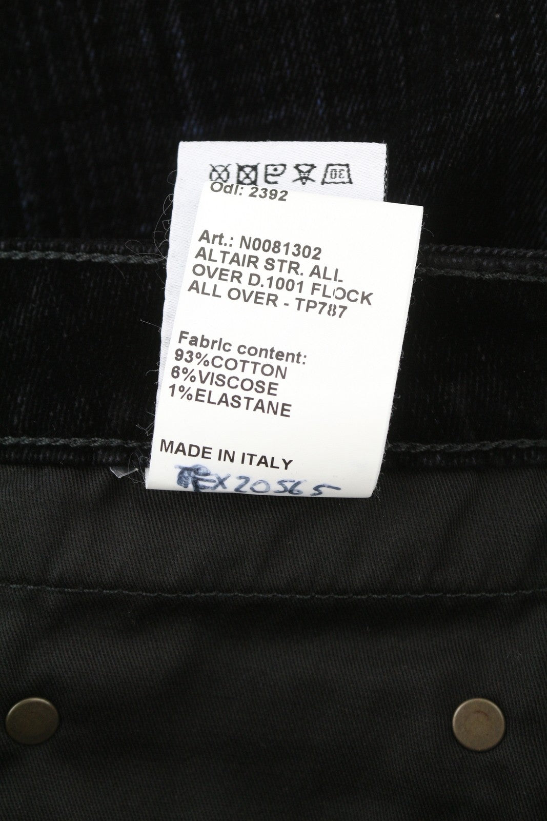 R13 Boy Straight Women Jeans 28 Black Velvet Flocked Cropped Ankle Logo