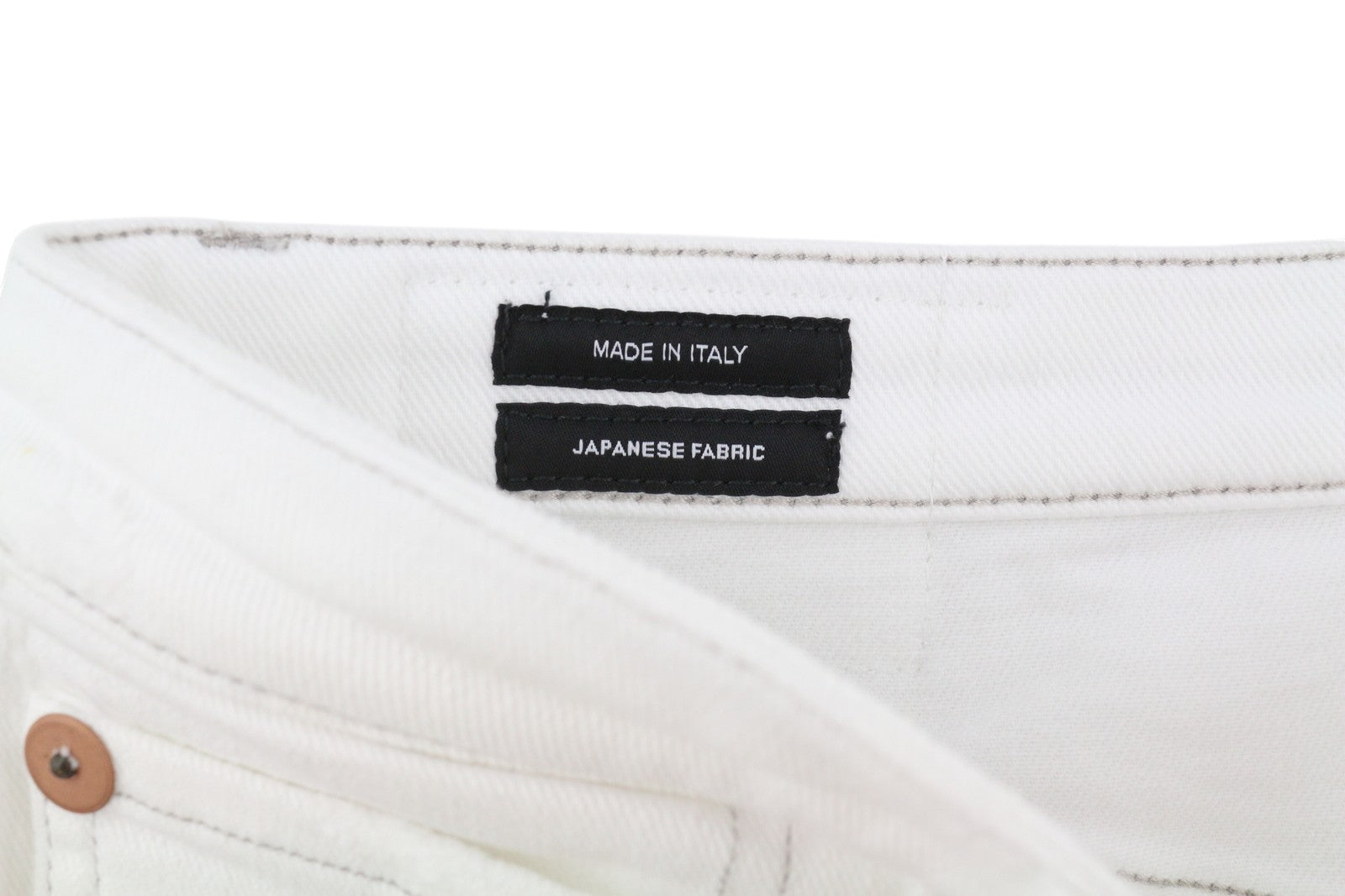 R13 Kick Fit Women Jeans 29 Bale White Cropped Flared Ankle Zip Light Denim