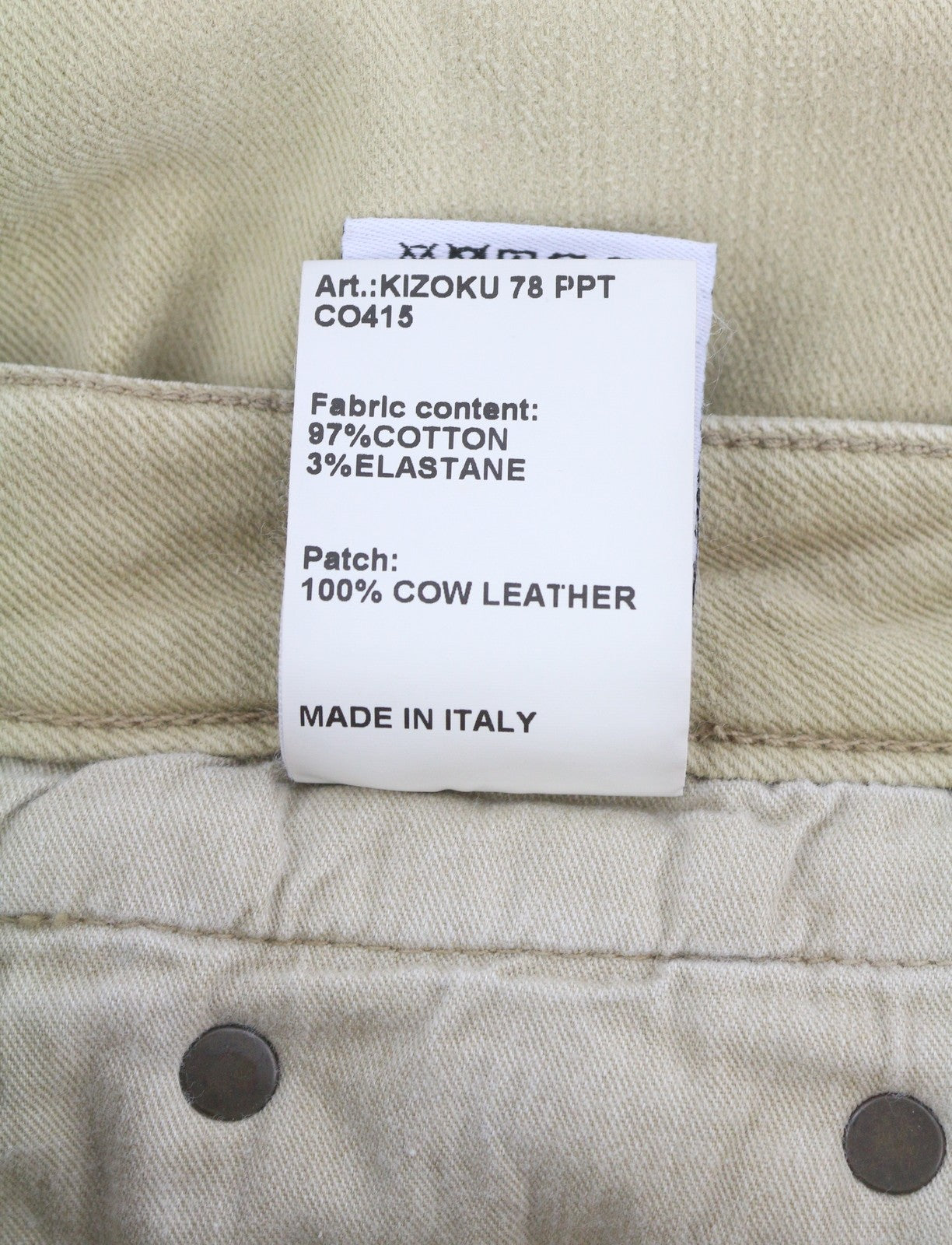 R13 Boy Straight Women Jeans 24 Khaki Stretch Washed Cropped Zip Ankle RRP699