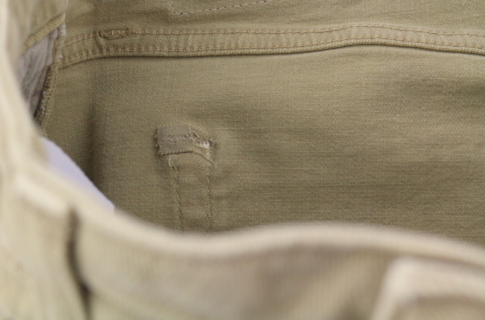 R13 Boy Straight Women Jeans 30 Khaki Stretch Faded Cropped Ankle RRP699