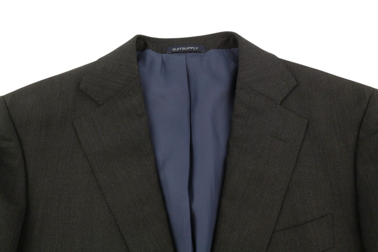 SUITSUPPLY Napoli Single Breasted Brescia Men Suit UK38L UK40R Grey Wool 2in1