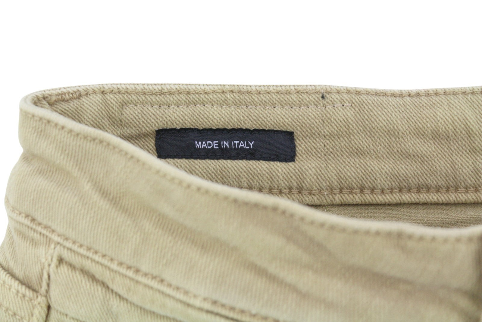 R13 Boy Straight Women Jeans 28 Khaki Stretch Faded Casual Ankle RRP699