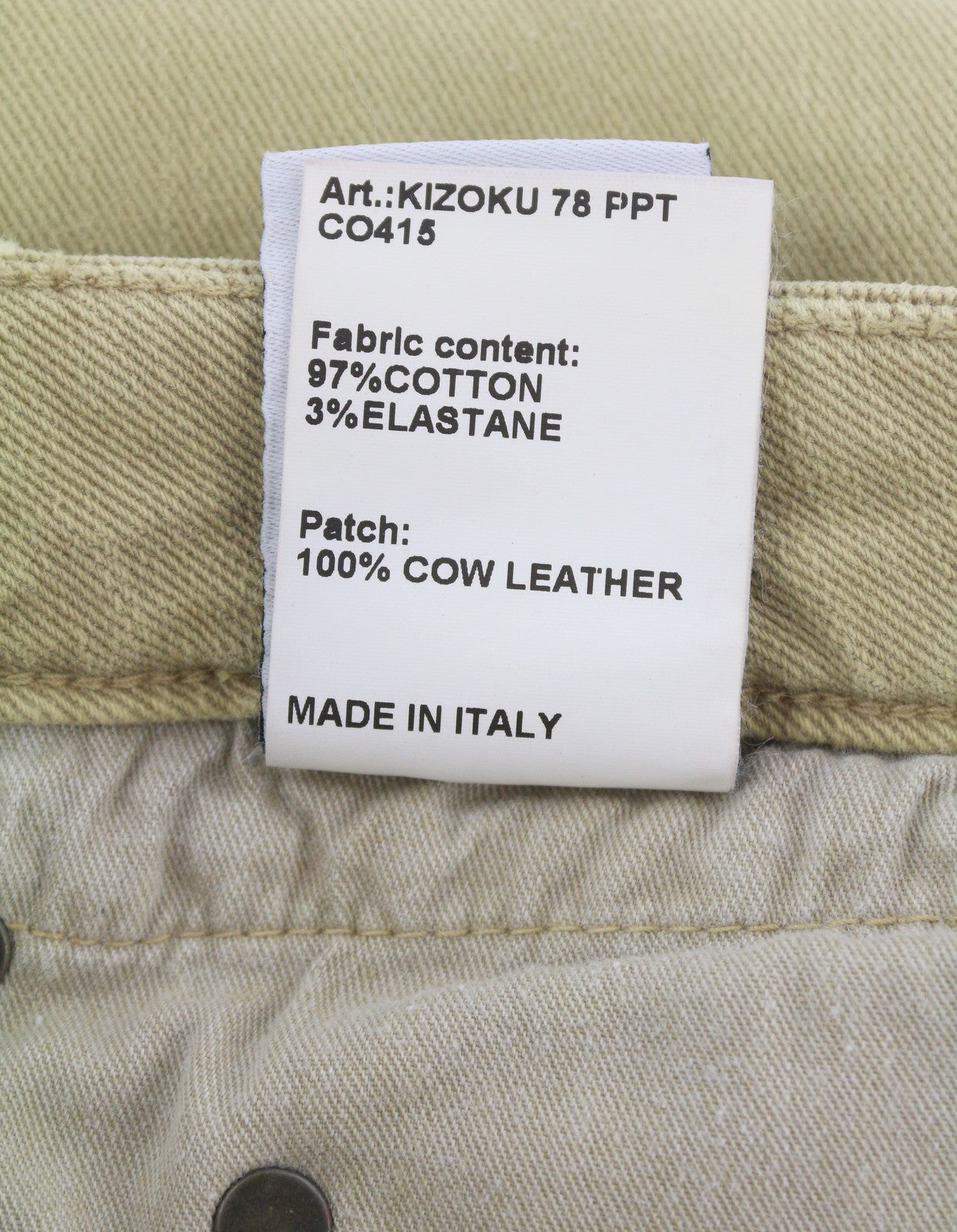 R13 Boy Straight Women Jeans 29 Khaki Stretch Washed Casual Ankle RRP699