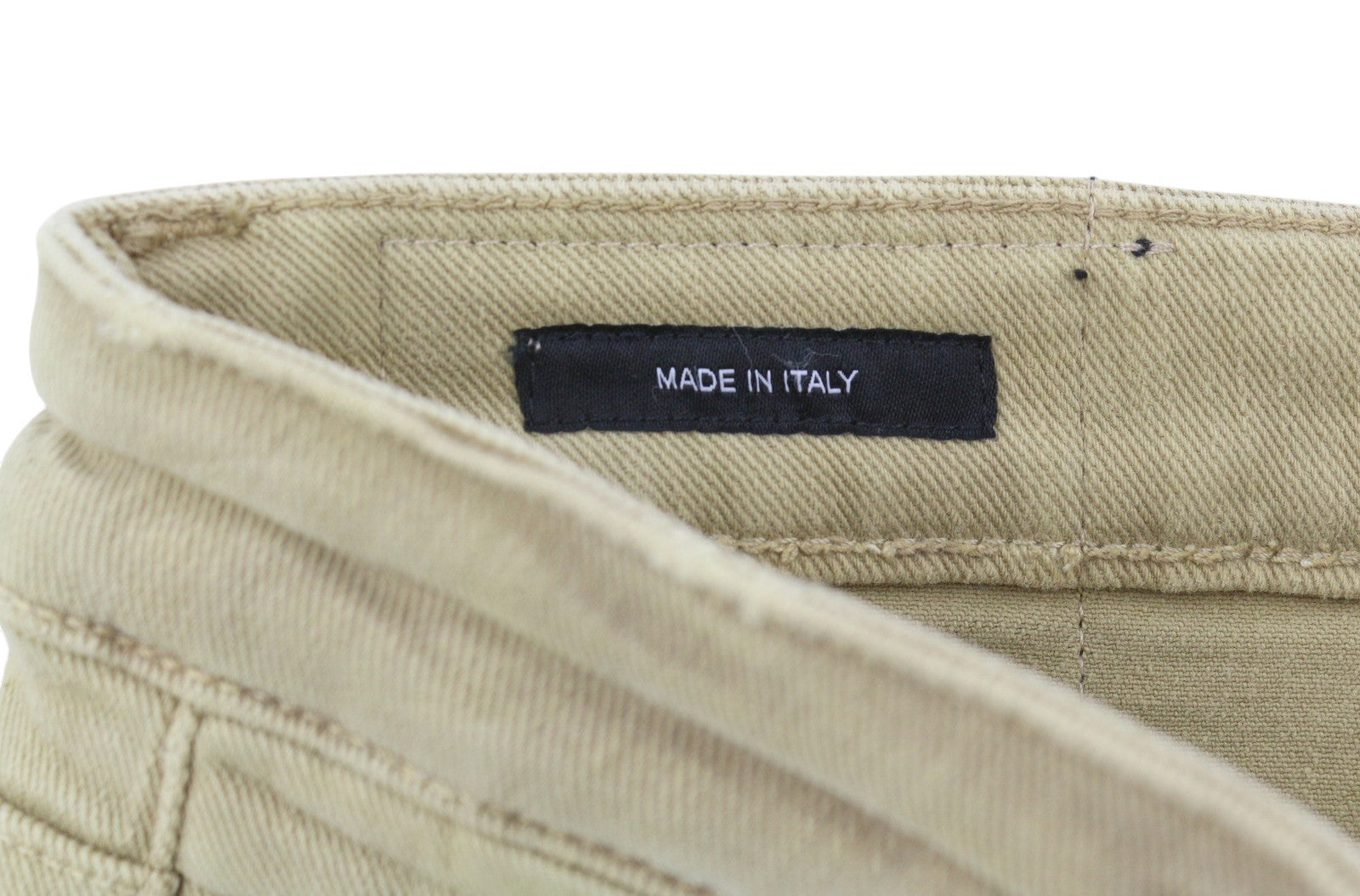 R13 Boy Straight Women Jeans 24 Khaki Stretch Faded Casual Ankle RRP699