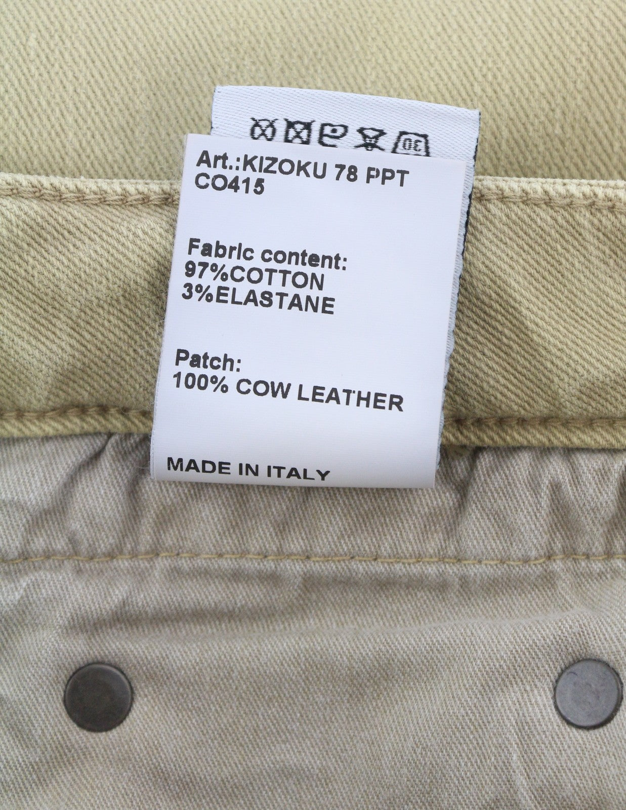 R13 Boy Straight Women Jeans 25 Khaki Stretch Faded Casual Ankle RRP699