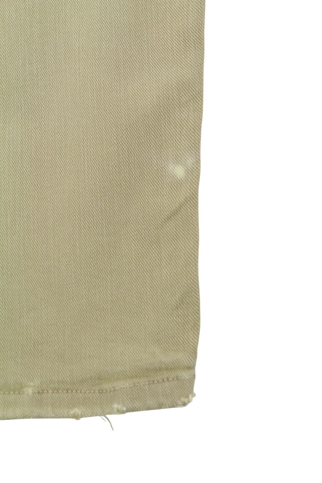 R13 Boy Straight Women Jeans 28 Khaki Stretch Faded Casual Ankle RRP699