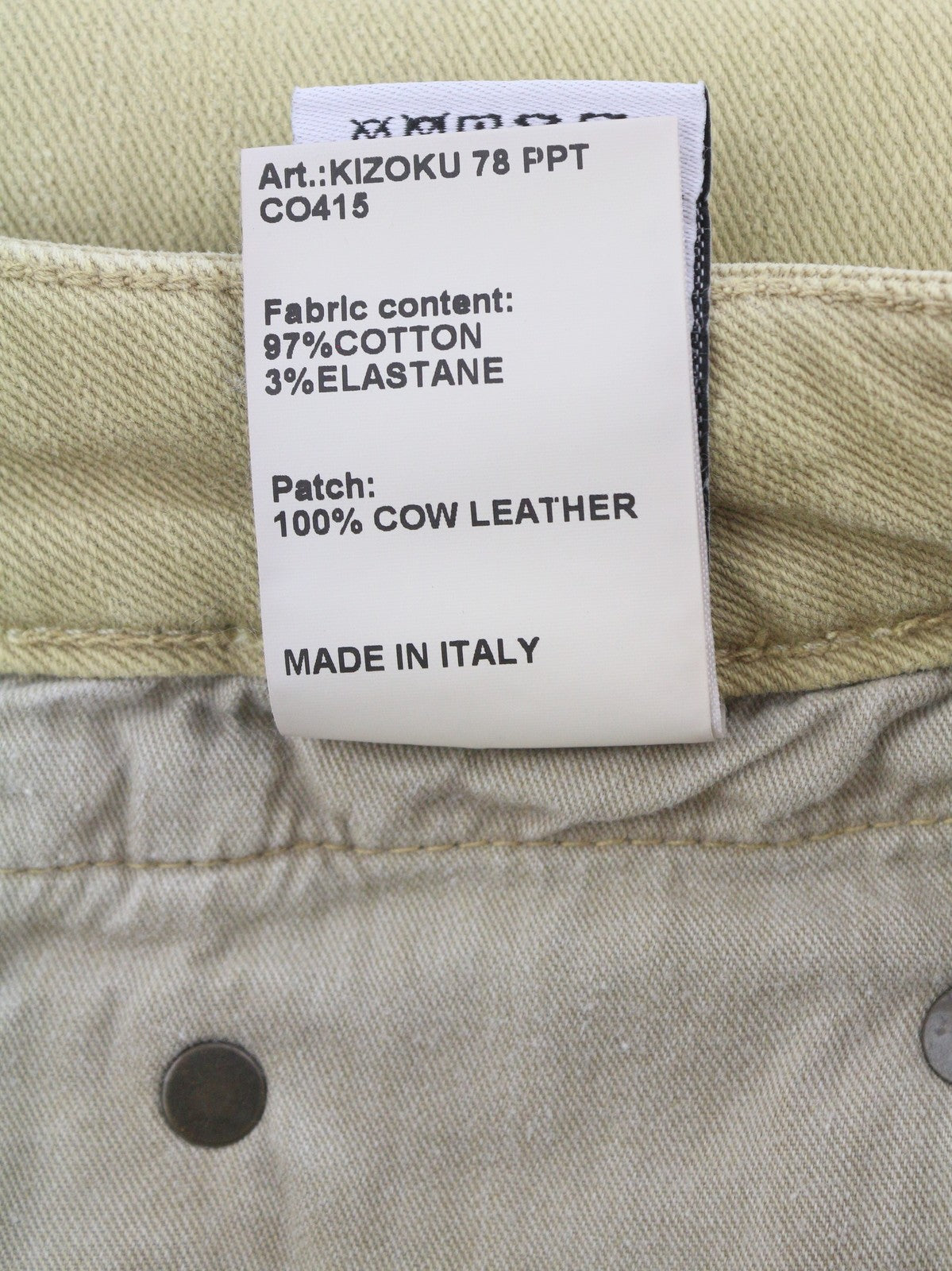 R13 Boy Straight Women Jeans 28 Khaki Stretch Cropped Ankled Light Denim RRP699