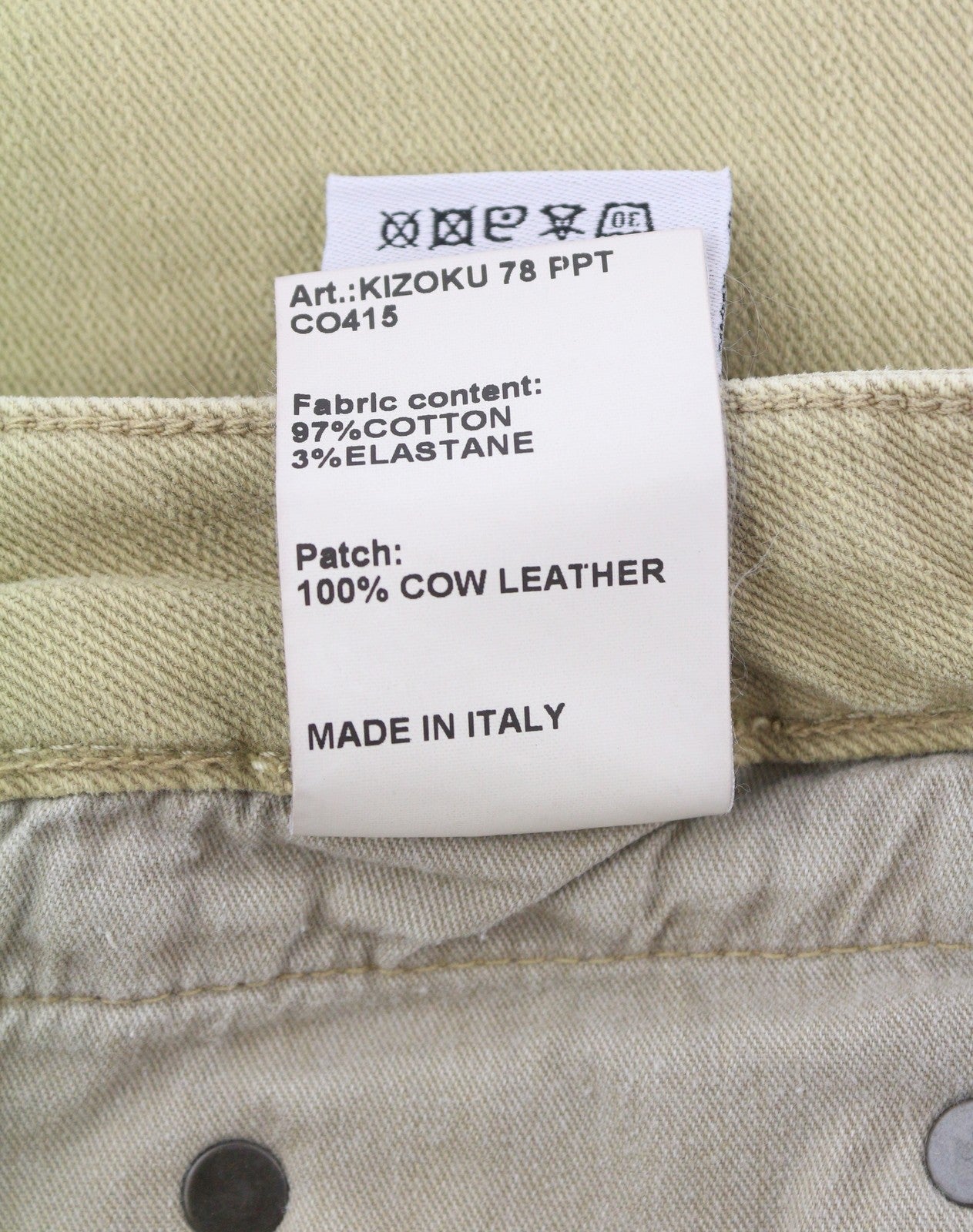 R13 Boy Straight Women Jeans 28 Khaki Stretch Faded Ankled Light Denim RRP699