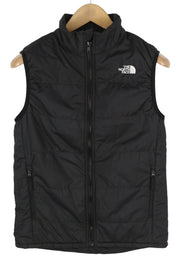 THE NORTH FACE Reactor Insulated Boy Waistcoat L Youth Quilted Zip Front Black