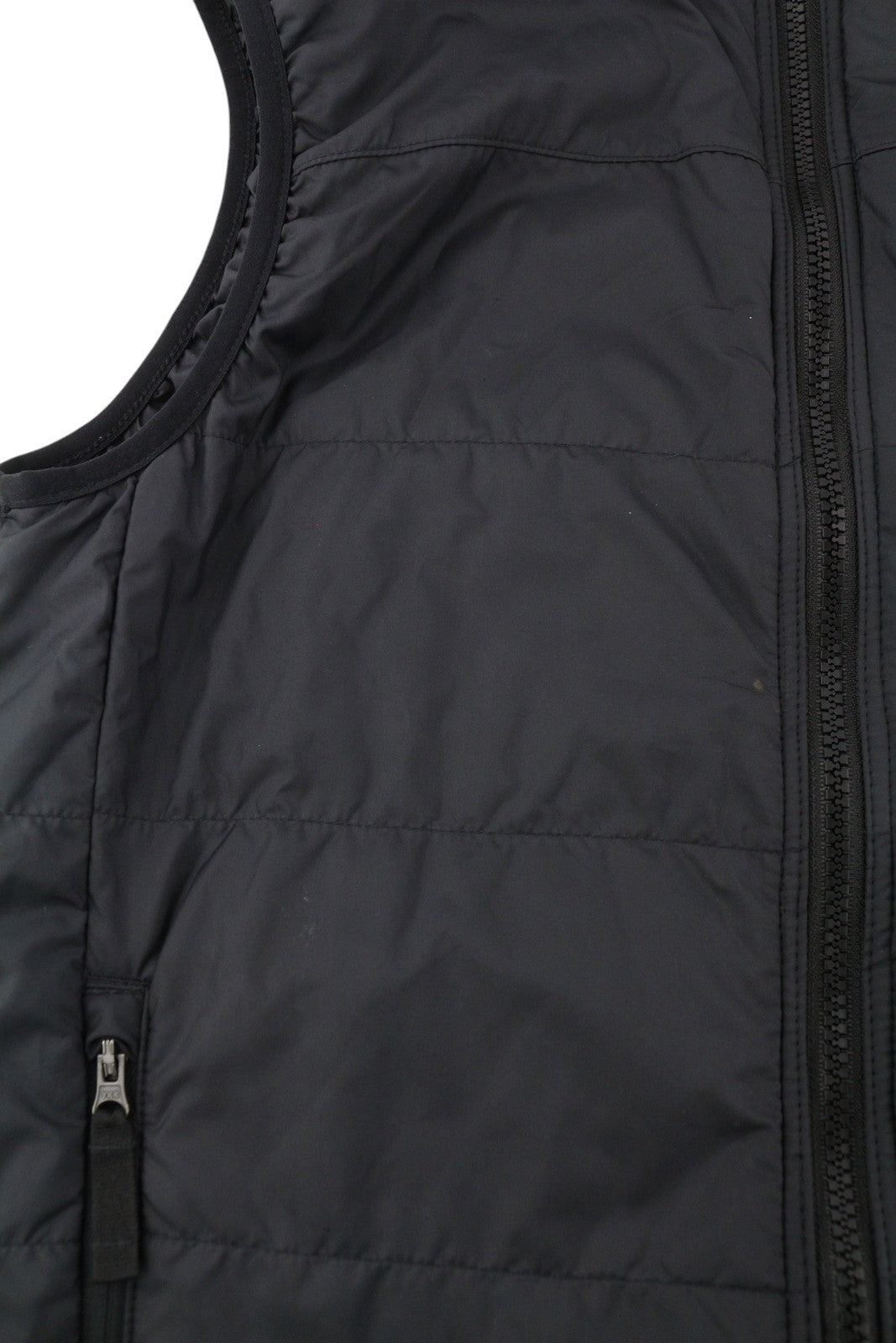 THE NORTH FACE Reactor Insulated Boy Waistcoat L Youth Quilted Zip Front Black