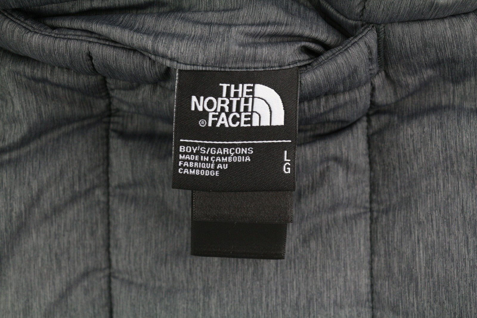 THE NORTH FACE Reversible Perrito Boy Jacket L Hooded Insulated Quilted Puffer