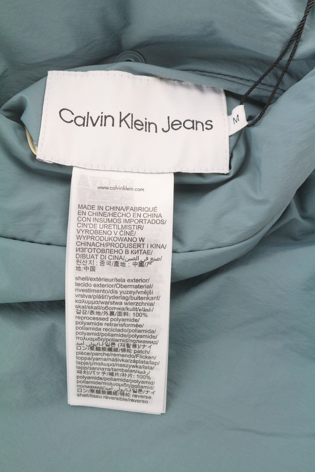 CALVIN KLEIN Reversible Skater Men Jacket M Oversized Unisex Loose Fit RRP279
