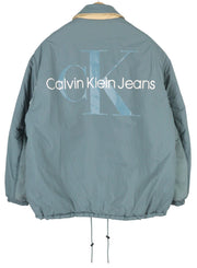 CALVIN KLEIN Reversible Skater Men Jacket S Boxy Unisex Oversized Fit RRP279