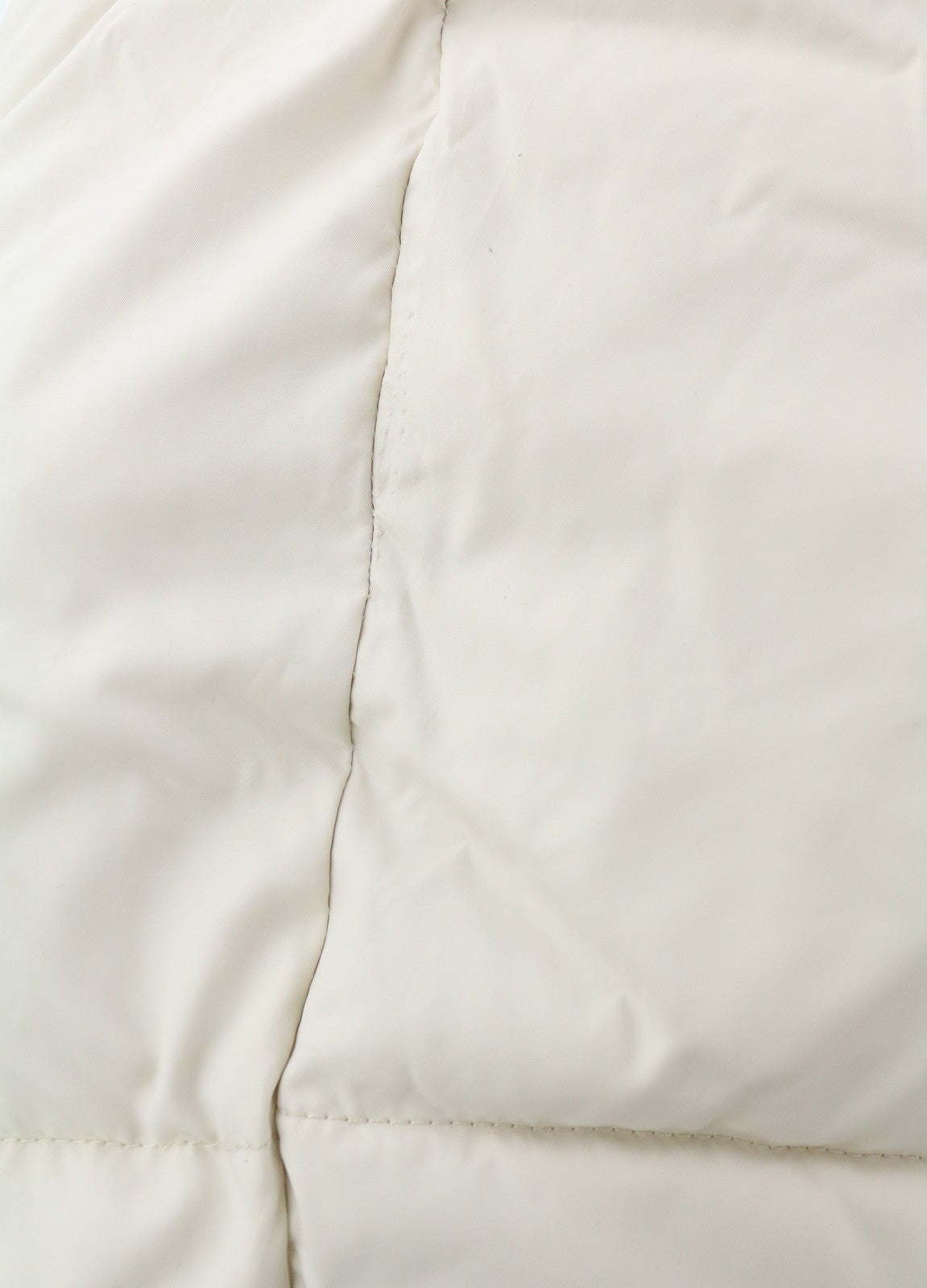 CALVIN KLEIN Disrupted Logo Men Jacket L White Quilted Hooded Insulated RRP365