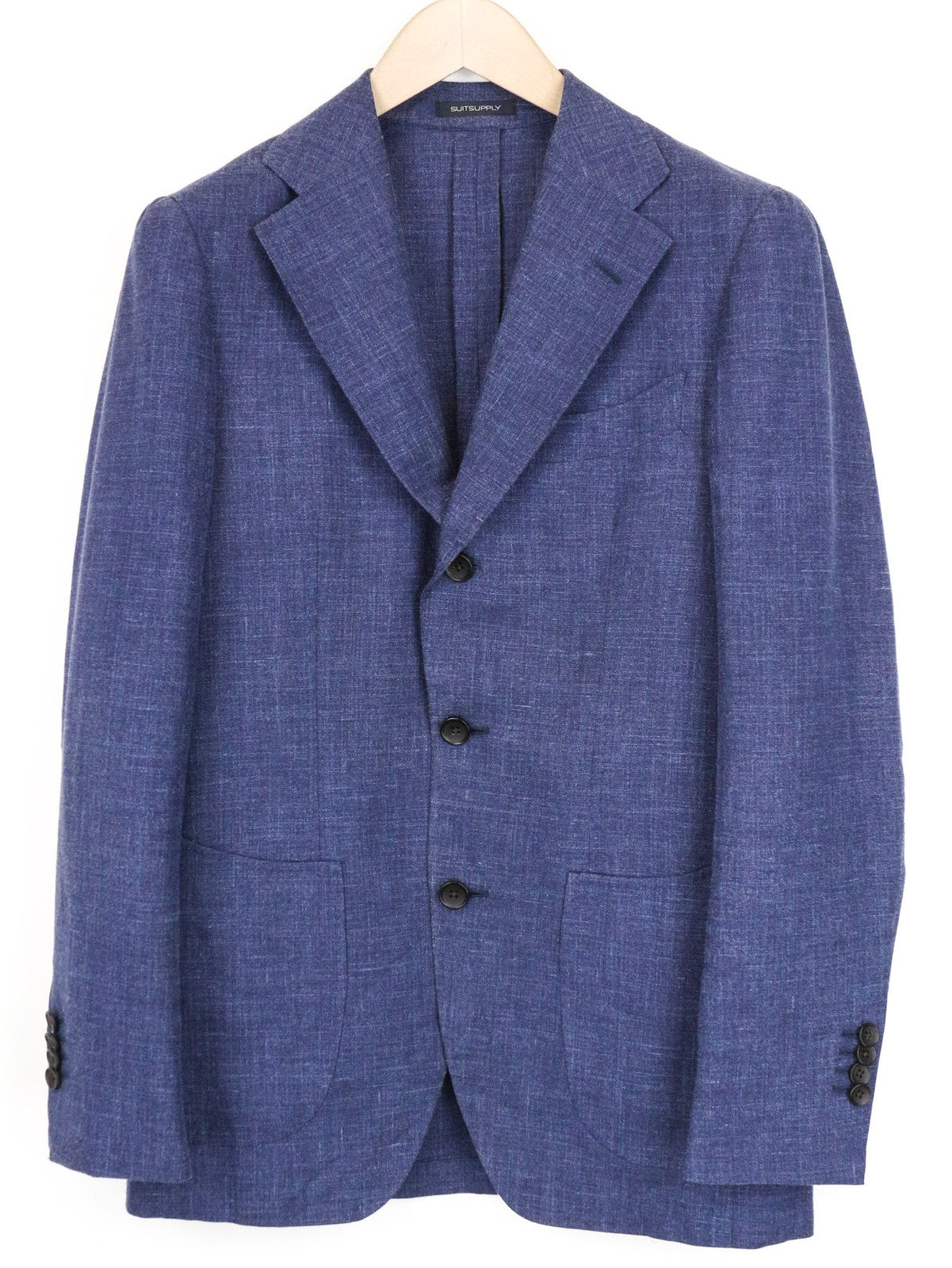 SUITSUPPLY Havana Tulip UL Ferrara Men Suit UK34R UK38L W31 Wool Silk Linen 3Pc