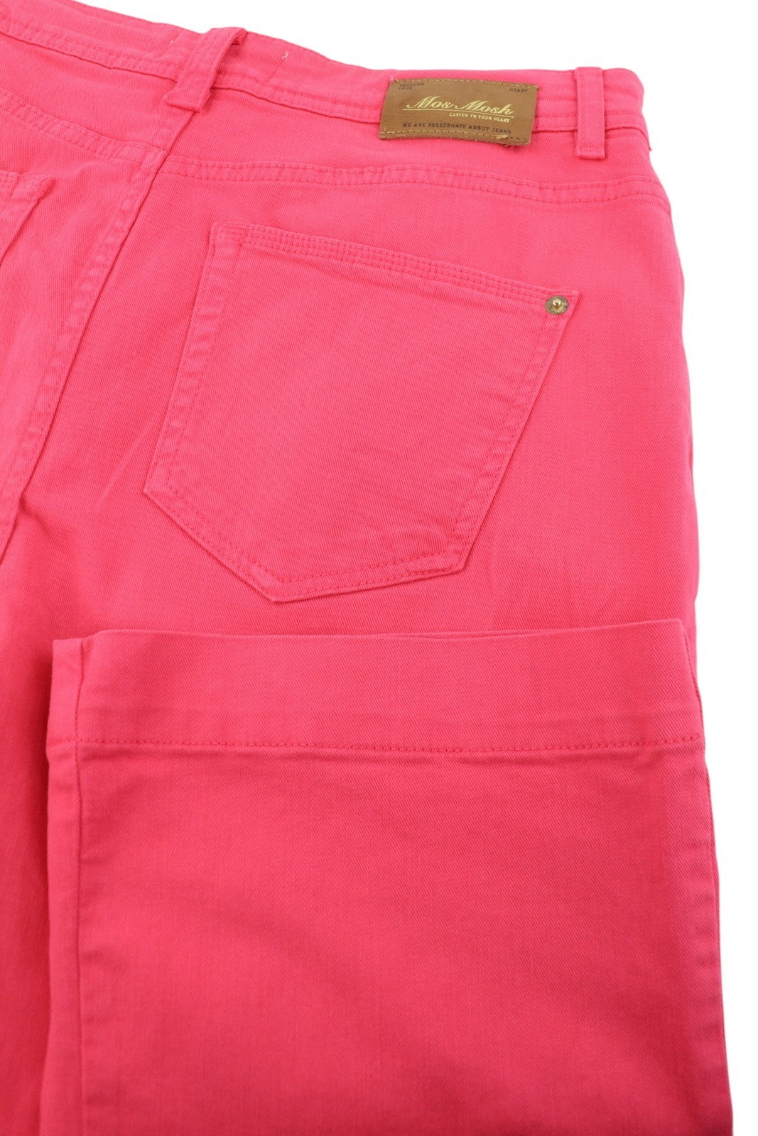 MOS MOSH 151610 Jessica Spring Women Trousers W30 Pink Bootcut Zip Fly