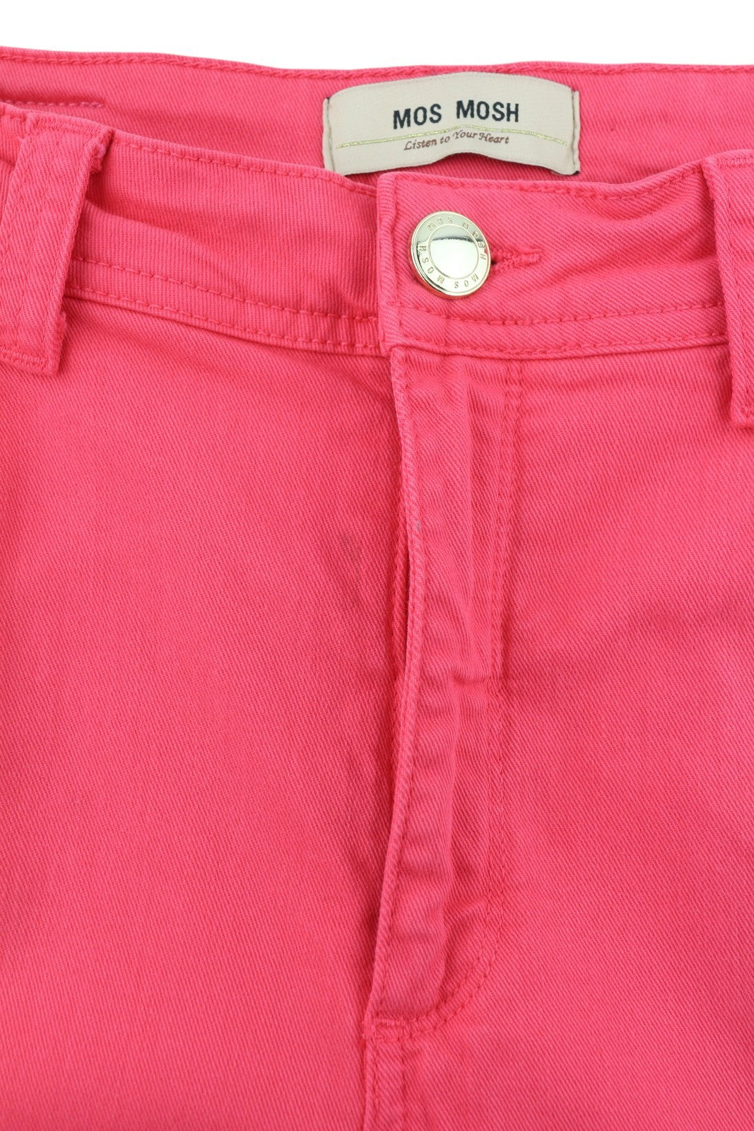 MOS MOSH 151610 Jessica Spring Women Trousers W30 Pink Bootcut Zip Fly