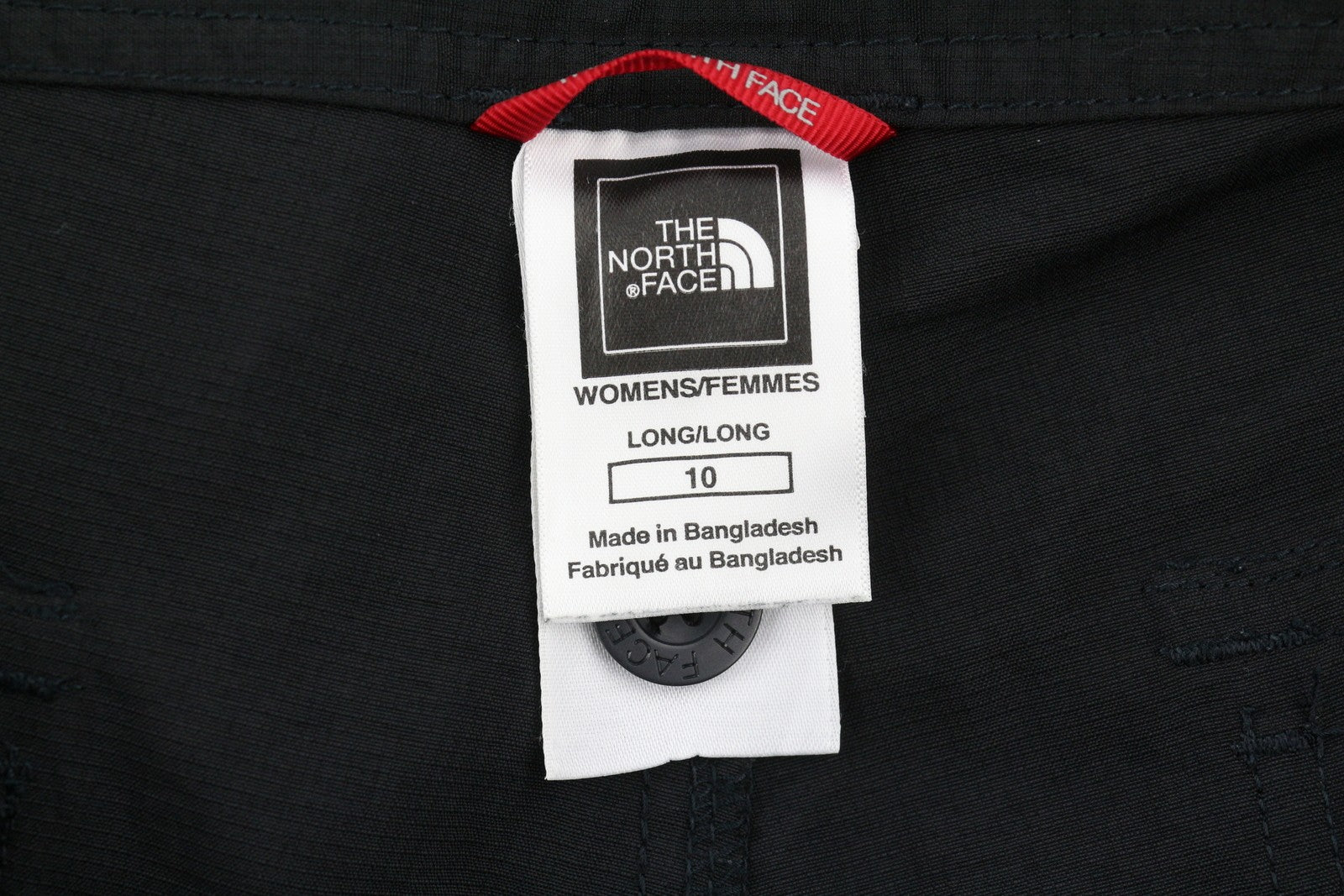 THE NORTH FACE Alam Women Trousers W30 Black Trekking Zip Fly Turn-Up