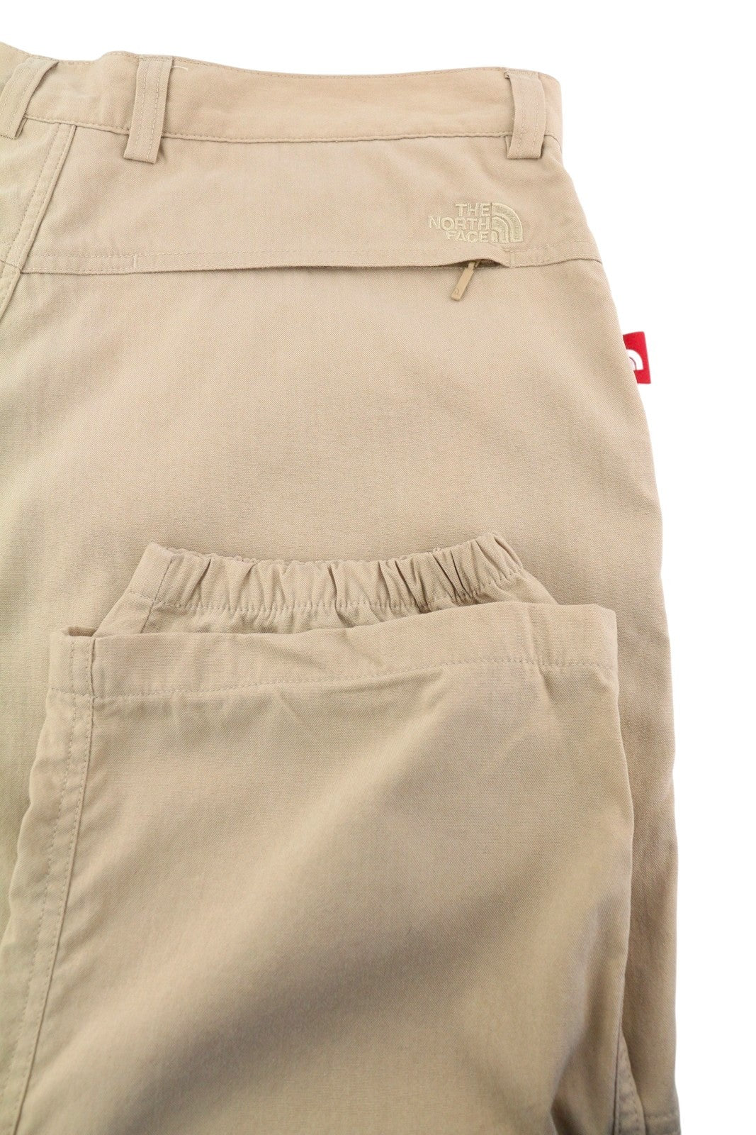 THE NORTH FACE Men Trousers W36 Brown Pleated Casual Trek Zip Fly Pockets