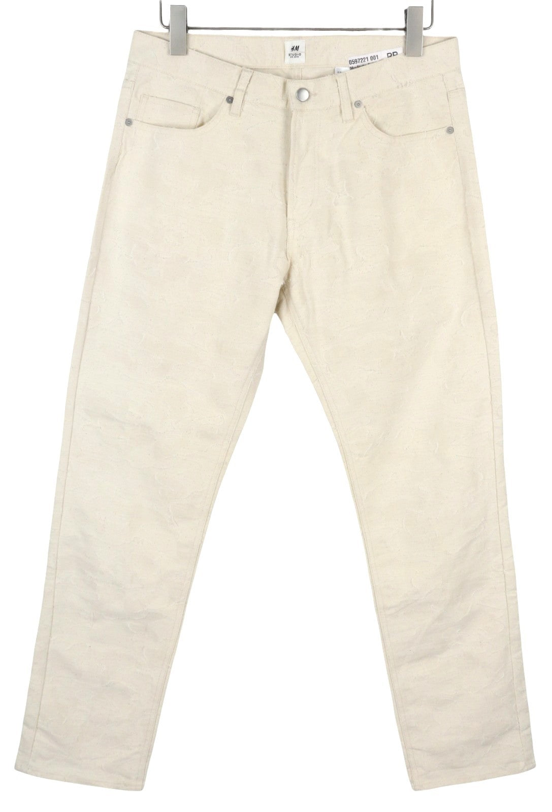 Beige Baumwollhose