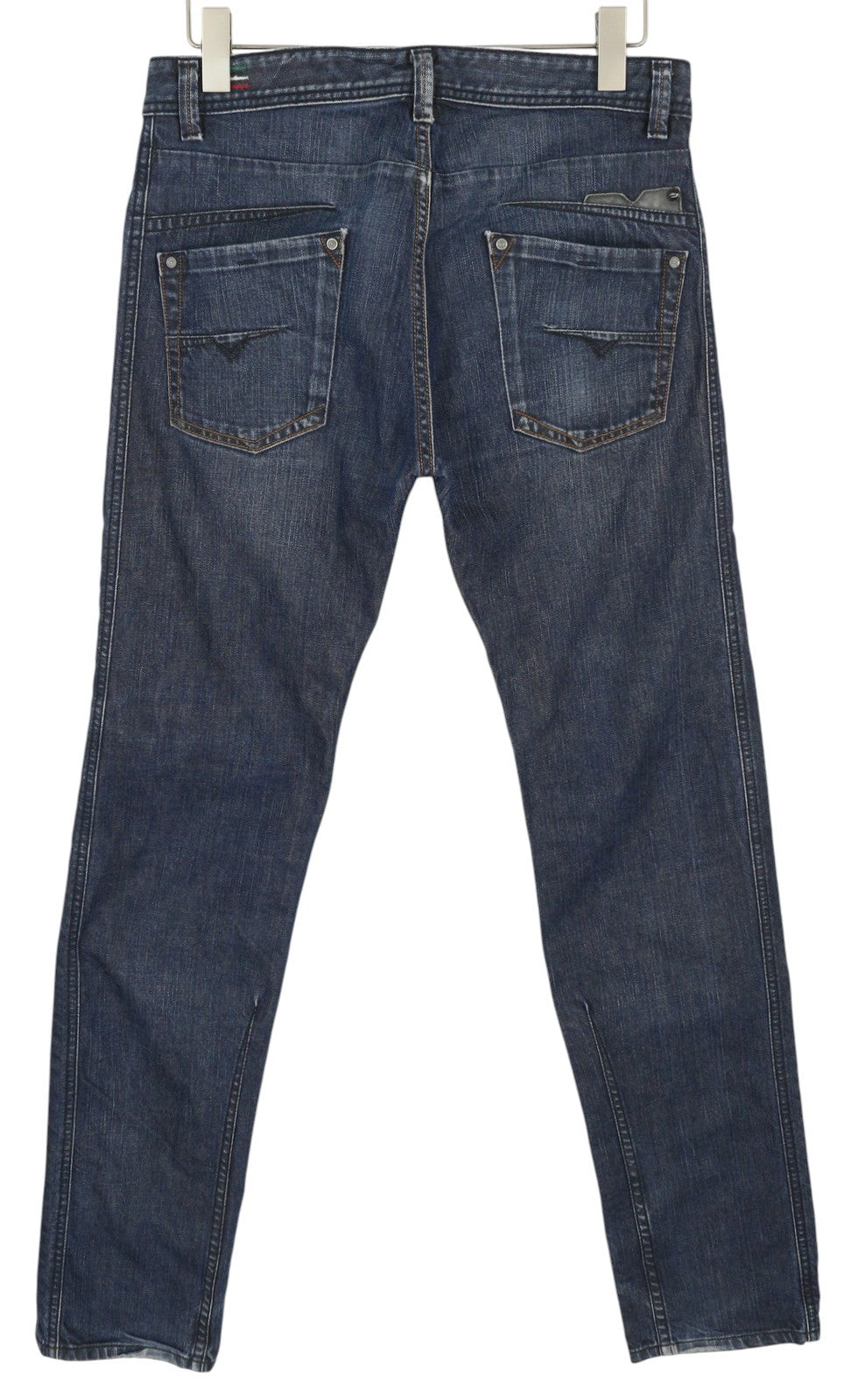 DIESEL Darron 0088Z Men Jeans W31/L34 Dark Blue Faded Straight Button Denim