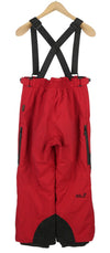 Red Polyamide Trousers