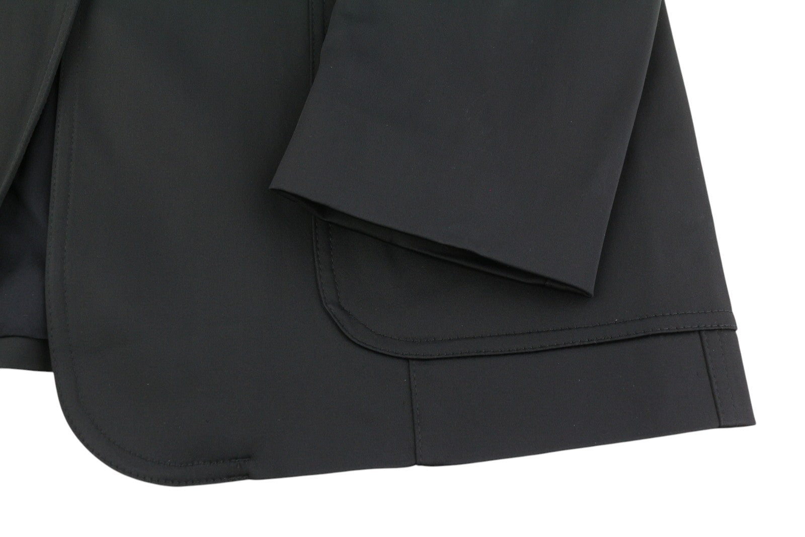 GIANFRANCO FERRE Women Jacket 42 Black Lightweight Button Front Notch Lapel