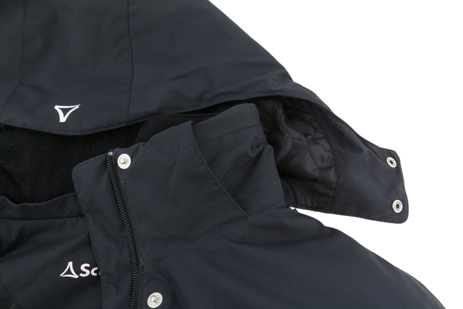 SCHOFFEL Ferry II Women Jacket UK20 Black Insulated Hooded Ski Snow