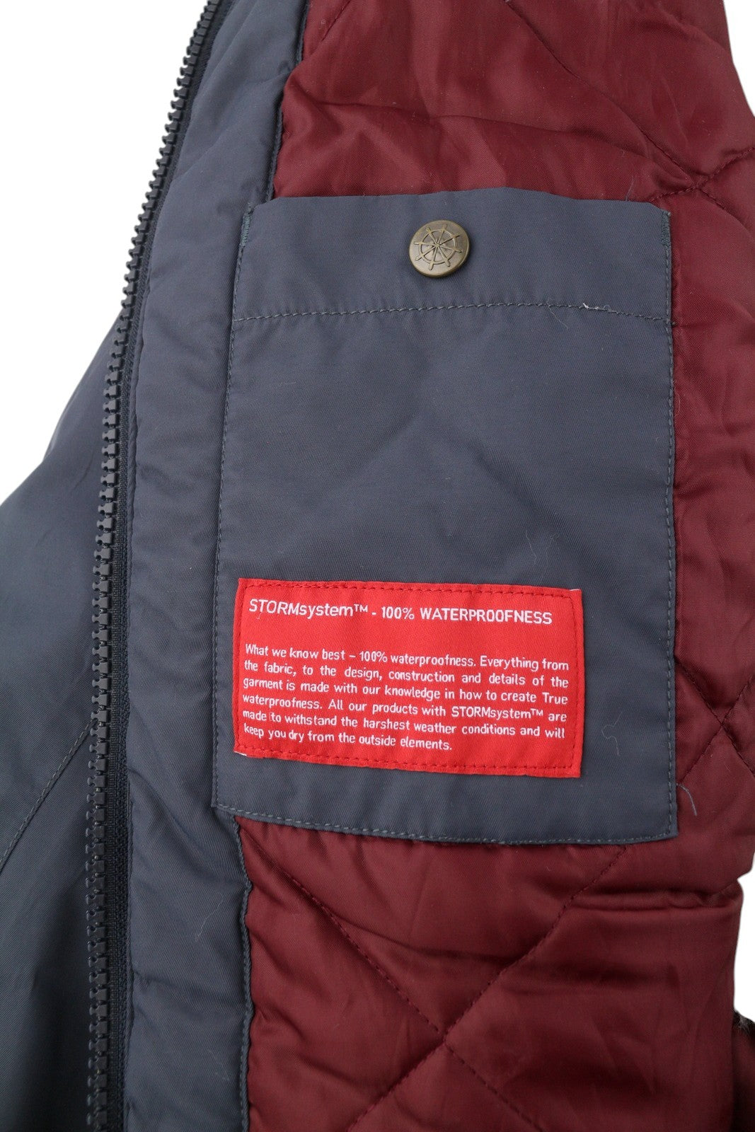 DIDRIKSONS Elsa Parka Women Jacket EU34 Blue Waterproof Storm System