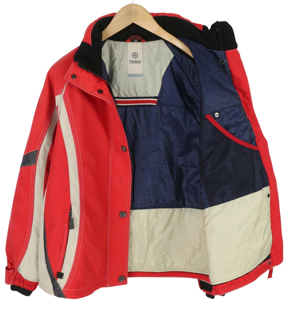Rote Polyamidjacke