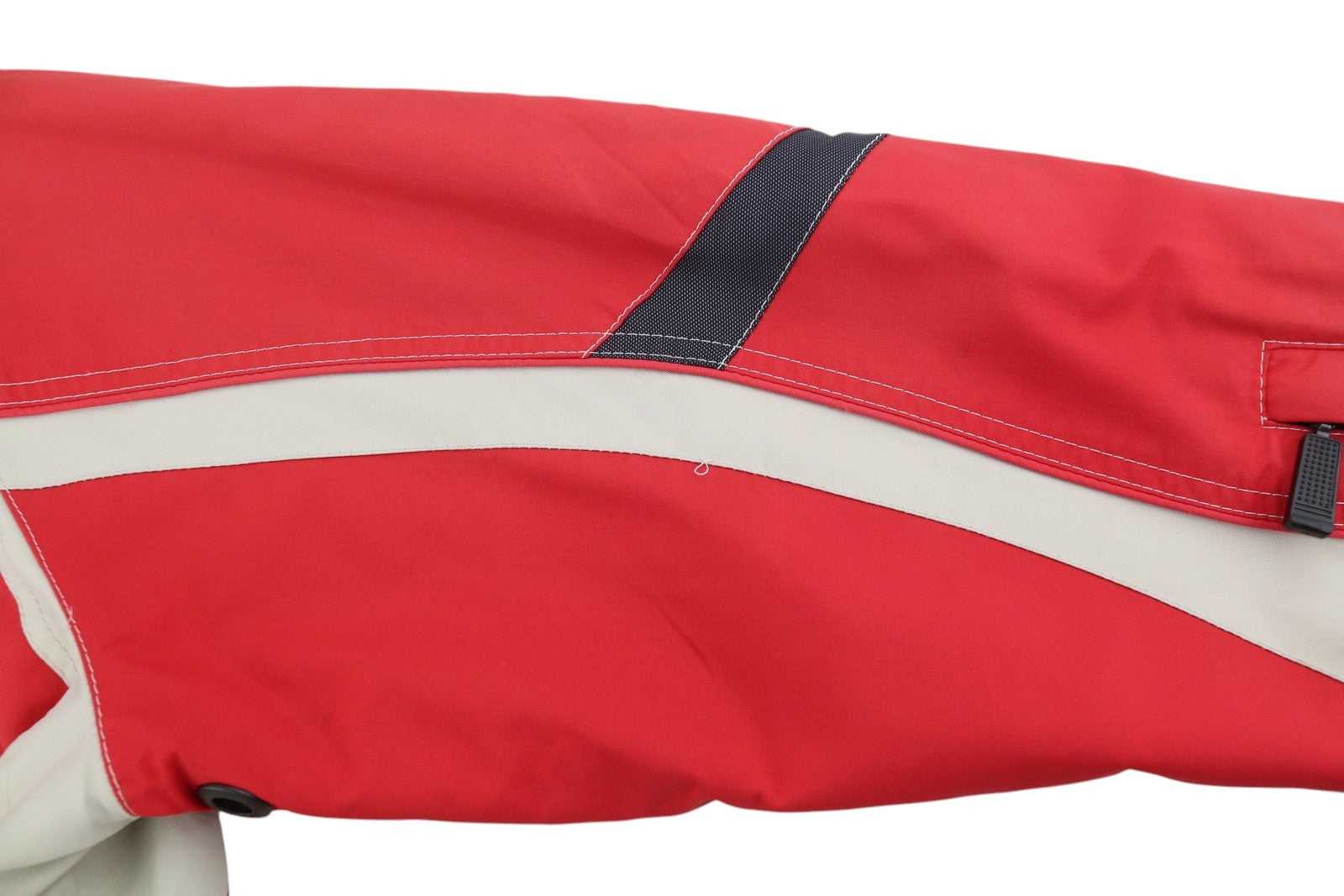 COLMAR Men Jacket 44 Red Vintage Zip Front Lined Lightweight Hood