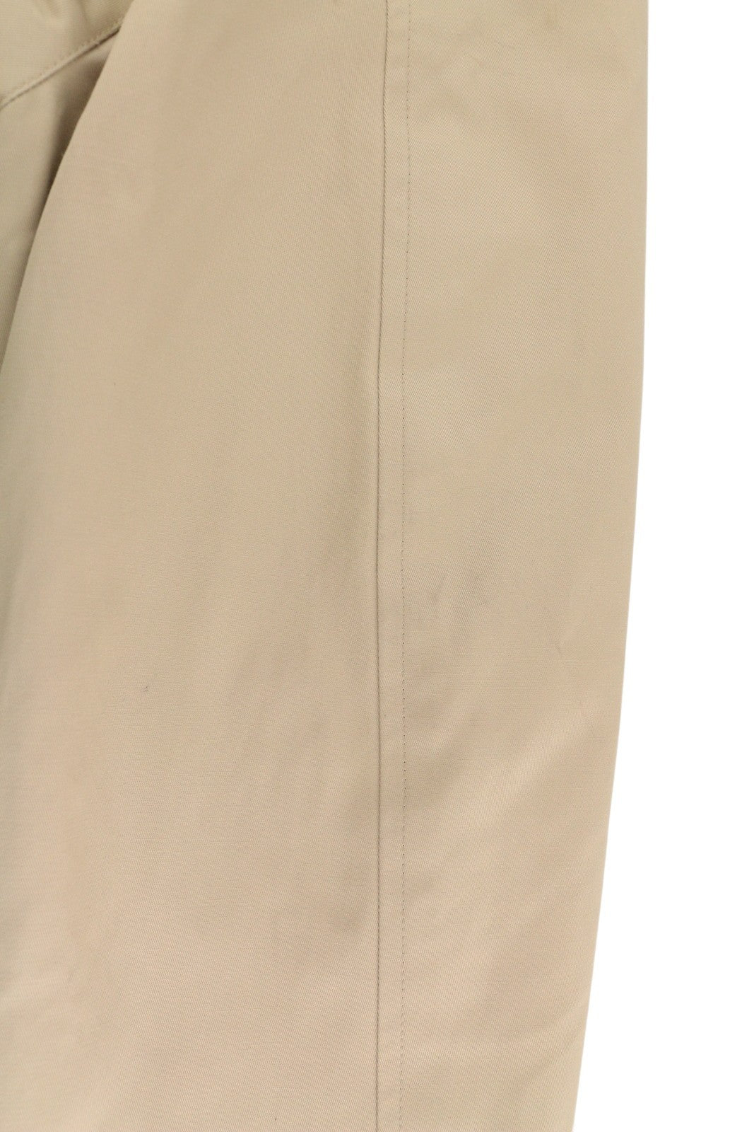 YVES SAINT LAURENT Men Jacket 48 Beige Full Zip Spread Collar Lined Pockets