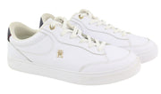 TOMMY HILFIGER Essential Court Men Sneakers EU42 White Leather Low RRP119
