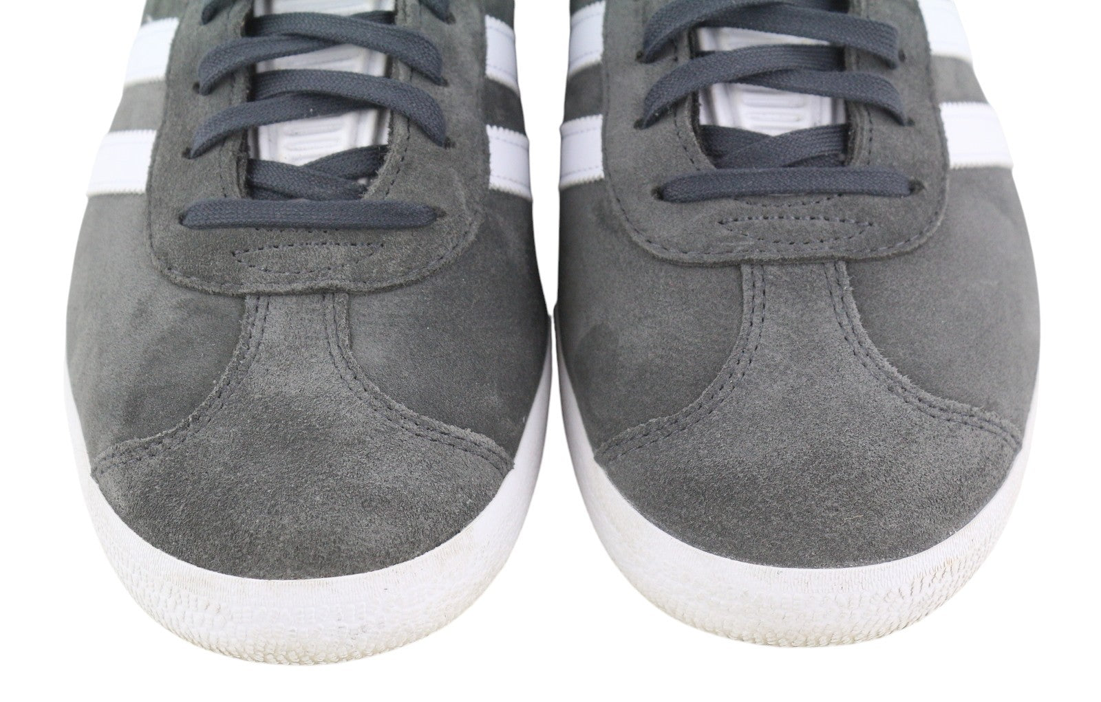 ADIDAS Gazelle Men Sneakers EU43.5 Grey Suede Leather Low Lace Trainers