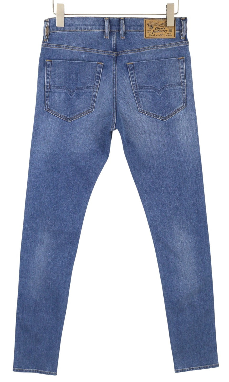 DIESEL Tepphar-X R8XA3 Men Jeans W30/L34 Slim Carrot Stretch Faded Denim