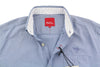 Blue Cotton Button-Up
