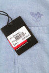 Blue Cotton Button-Up