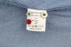 Blue Cotton Button-Up