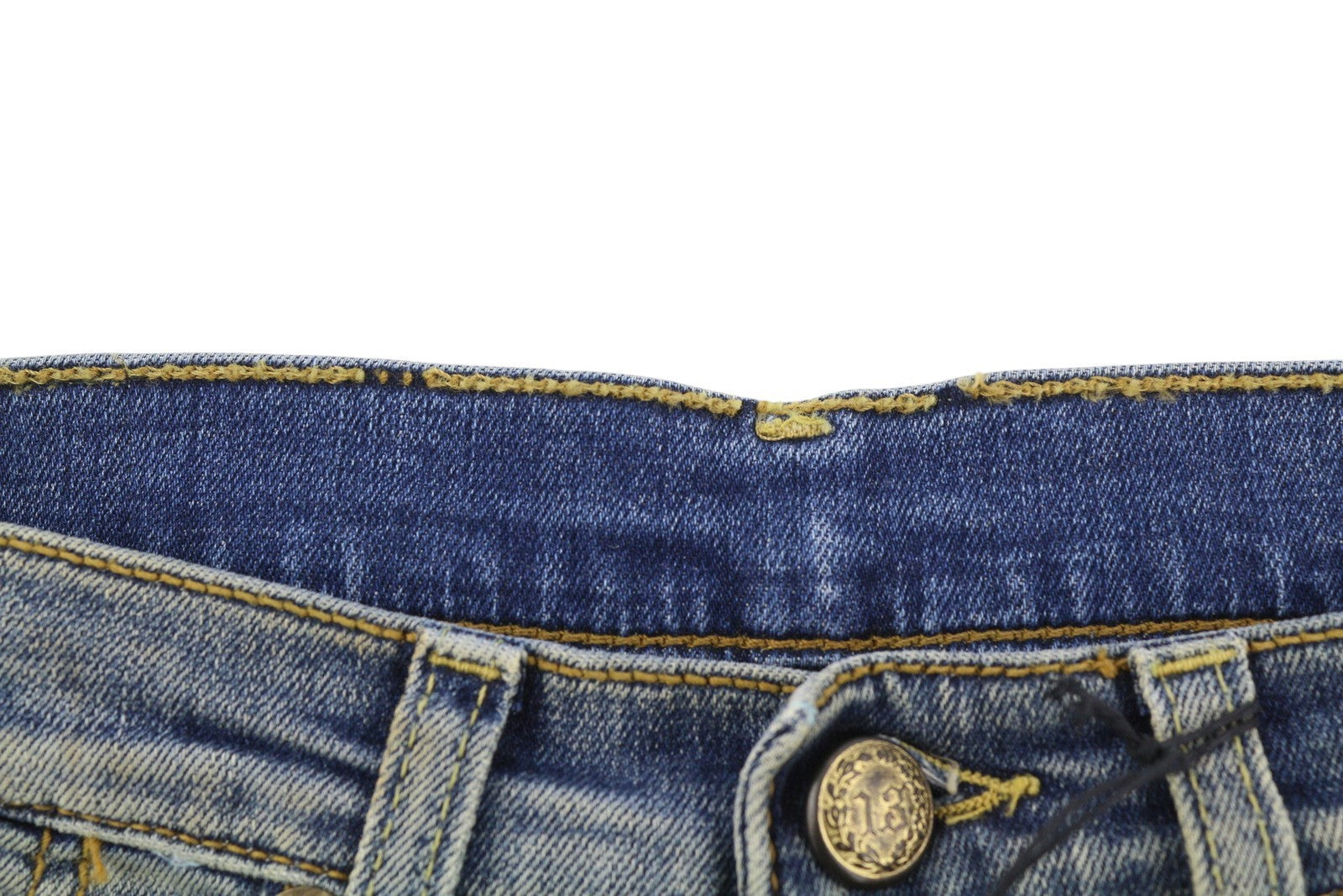 R13 The Drop Women Jeans 25 Crosby Faded Dirty Cropped Denim RRP440