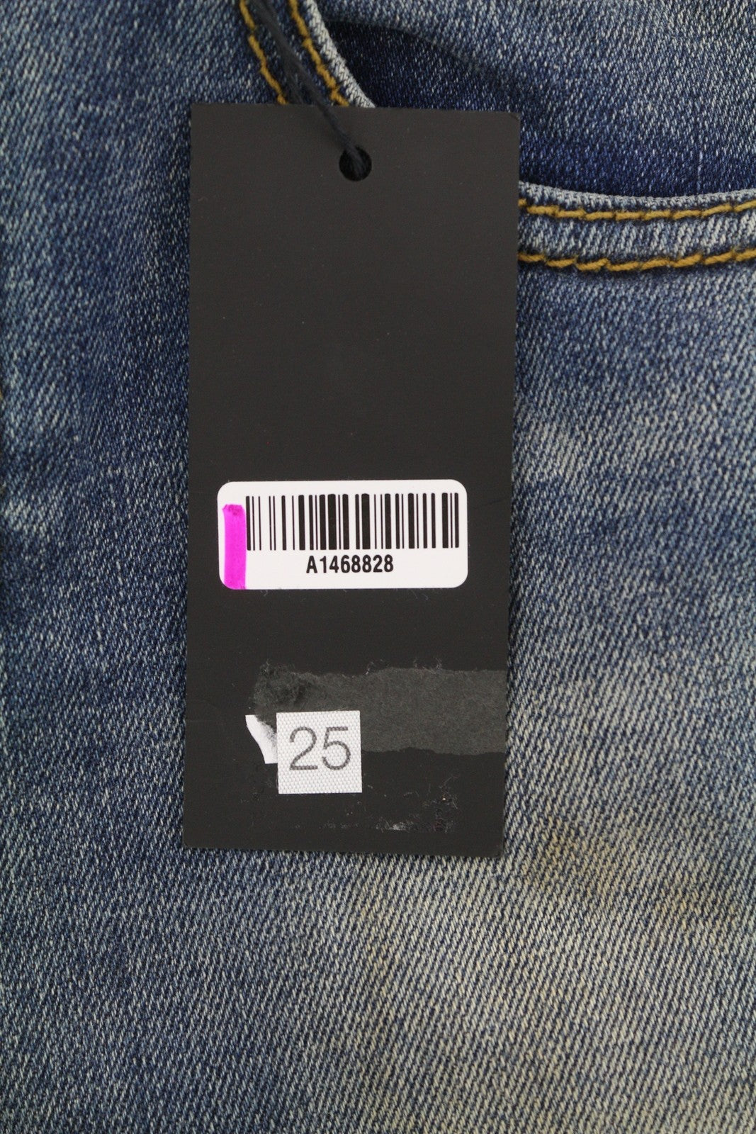 R13 The Drop Women Jeans 25 Crosby Faded Dirty Cropped Denim RRP440