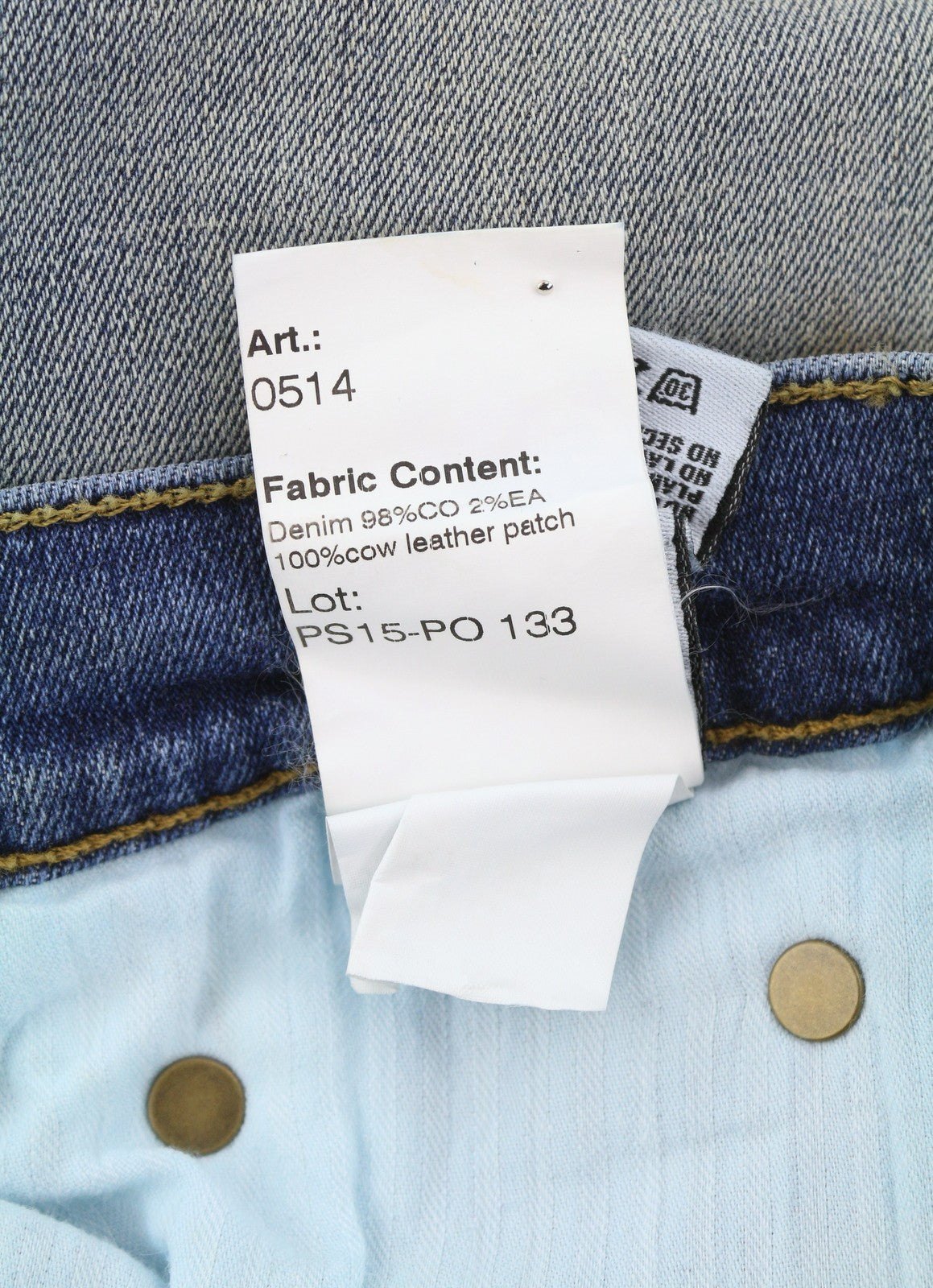 R13 The Drop Women Jeans 24 Crosby Washed Dirty Look Crop Denim RRP440