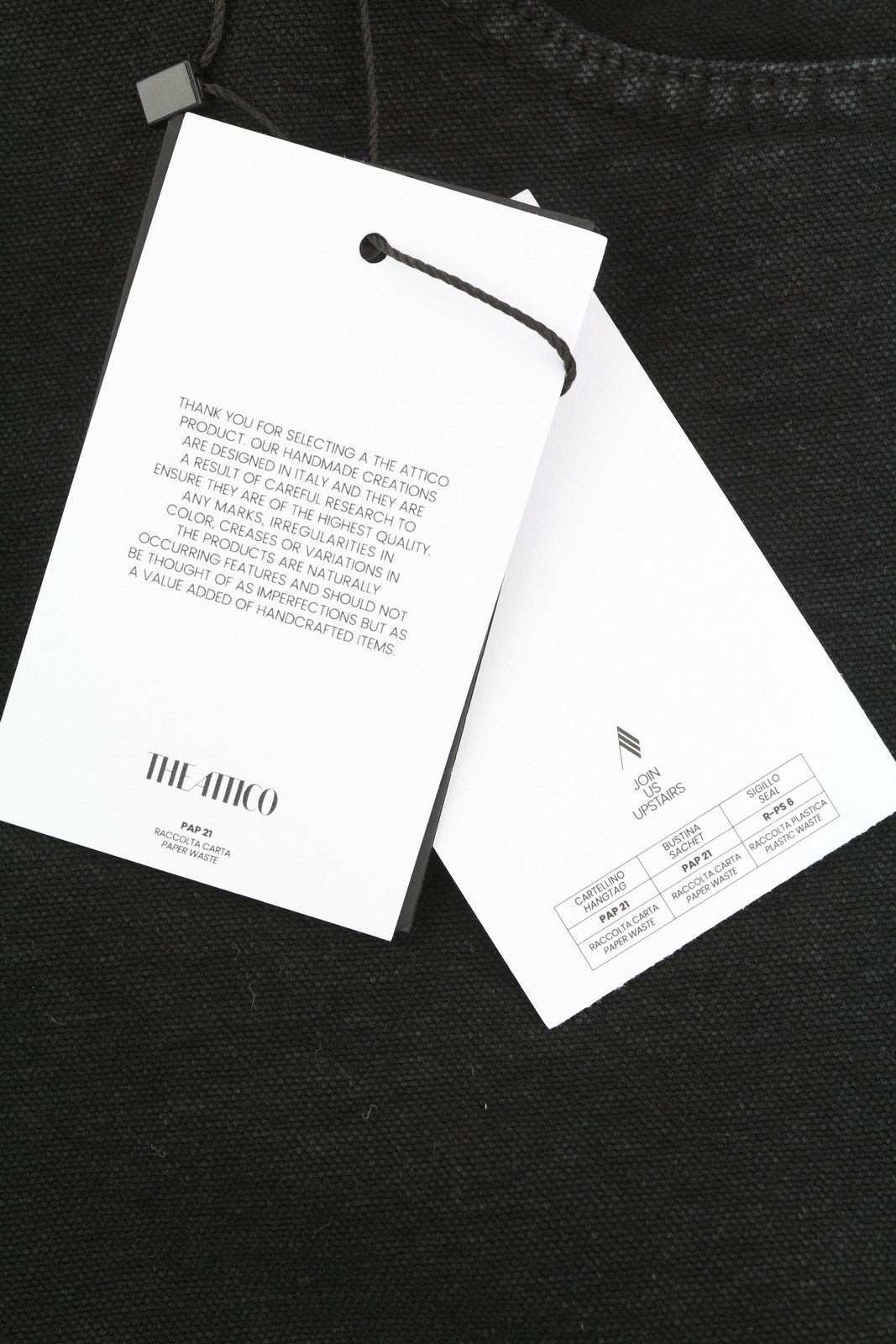 THE ATTICO Women Jeans 25 Black Relaxed Baggy Cut Out Detail FW25 RRP590