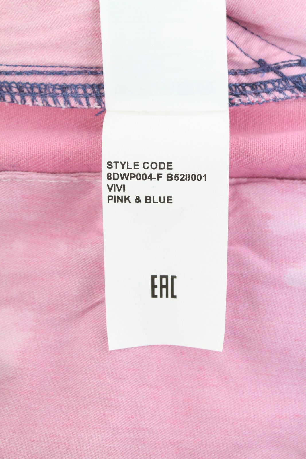 DARKPARK Vivi Cargo Women Jeans 26 PB Pink Blue Wide Leg Denim