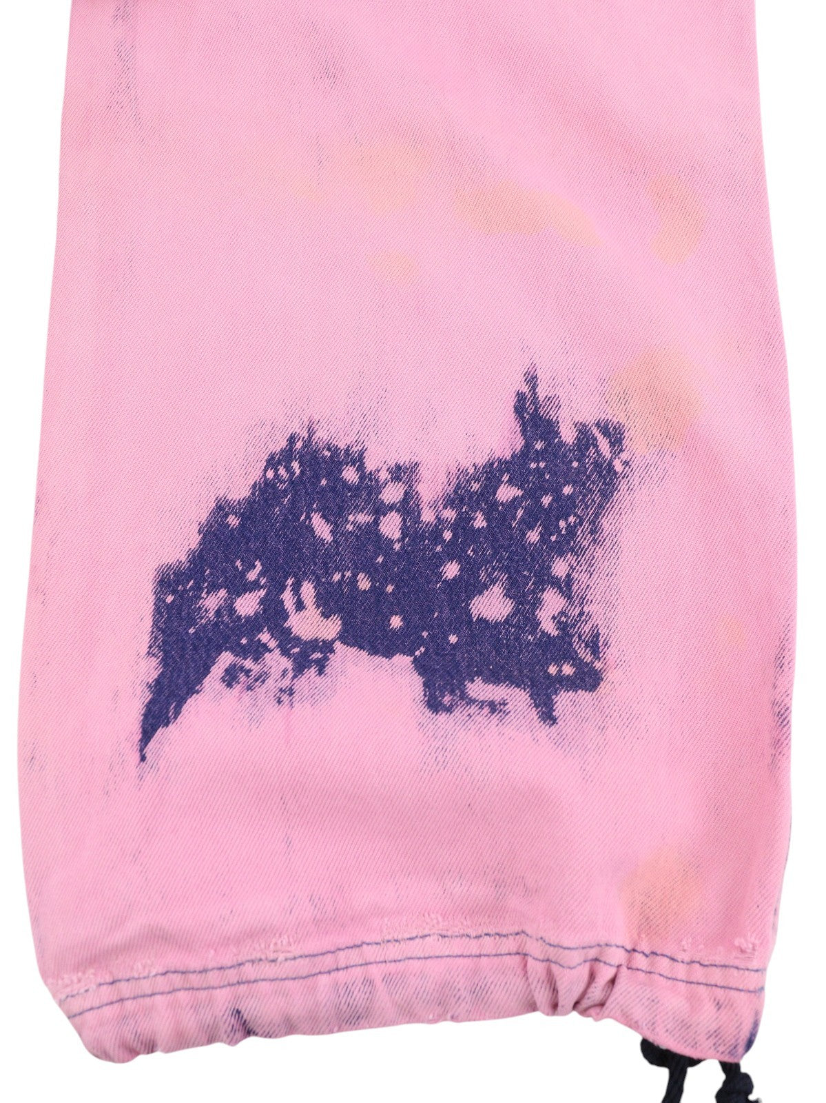 DARKPARK Vivi Cargo Women Jeans 25 PB Pink Blue Loose Leg Denim