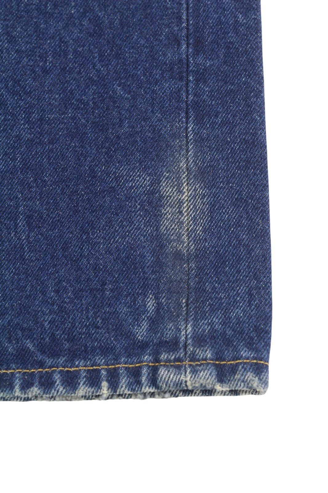 AMBUSH Men Jeans W30 Blue Washed Whiskers Slim Button Fly Denim