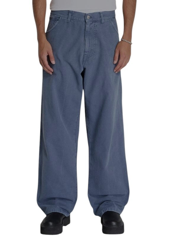 AMBUSH Worker Men Trousers M Navy Loose Patch Pocket Zip RRP415