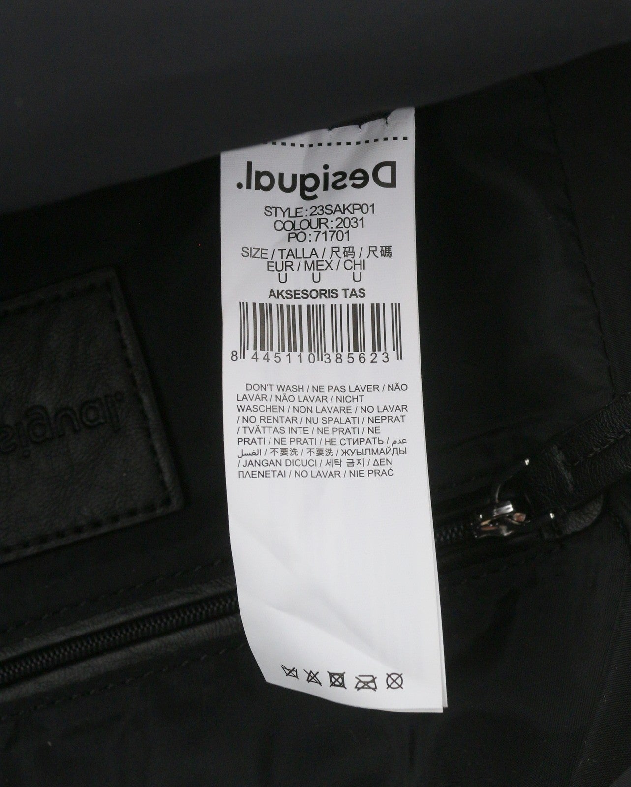 DESIGUAL Back Metalover Mombasa Mini Women Bag OS White Shiny Backpack