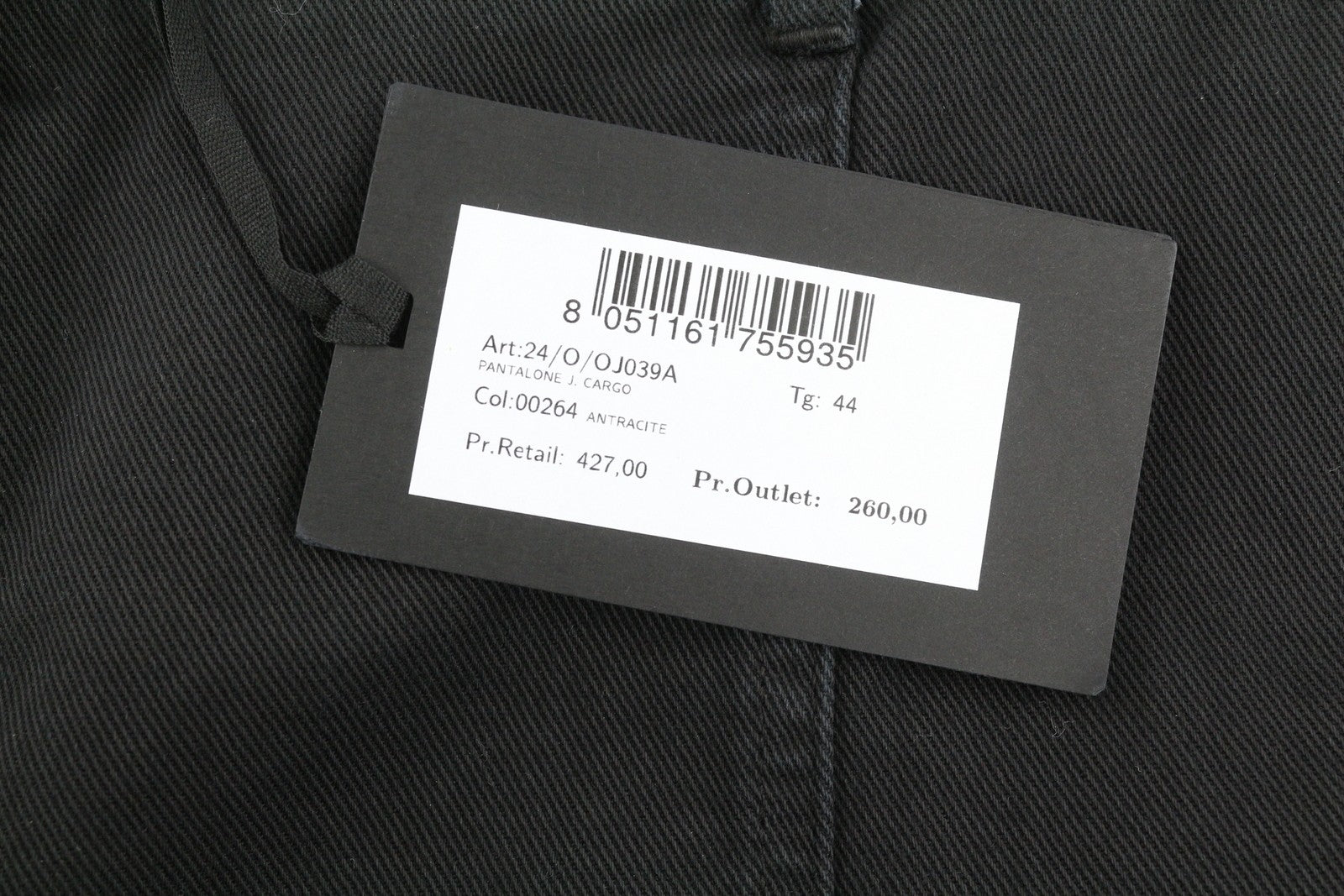 BLUMARINE J. Cargo Women Trousers 44 Black Patch Pockets Belt RRP427