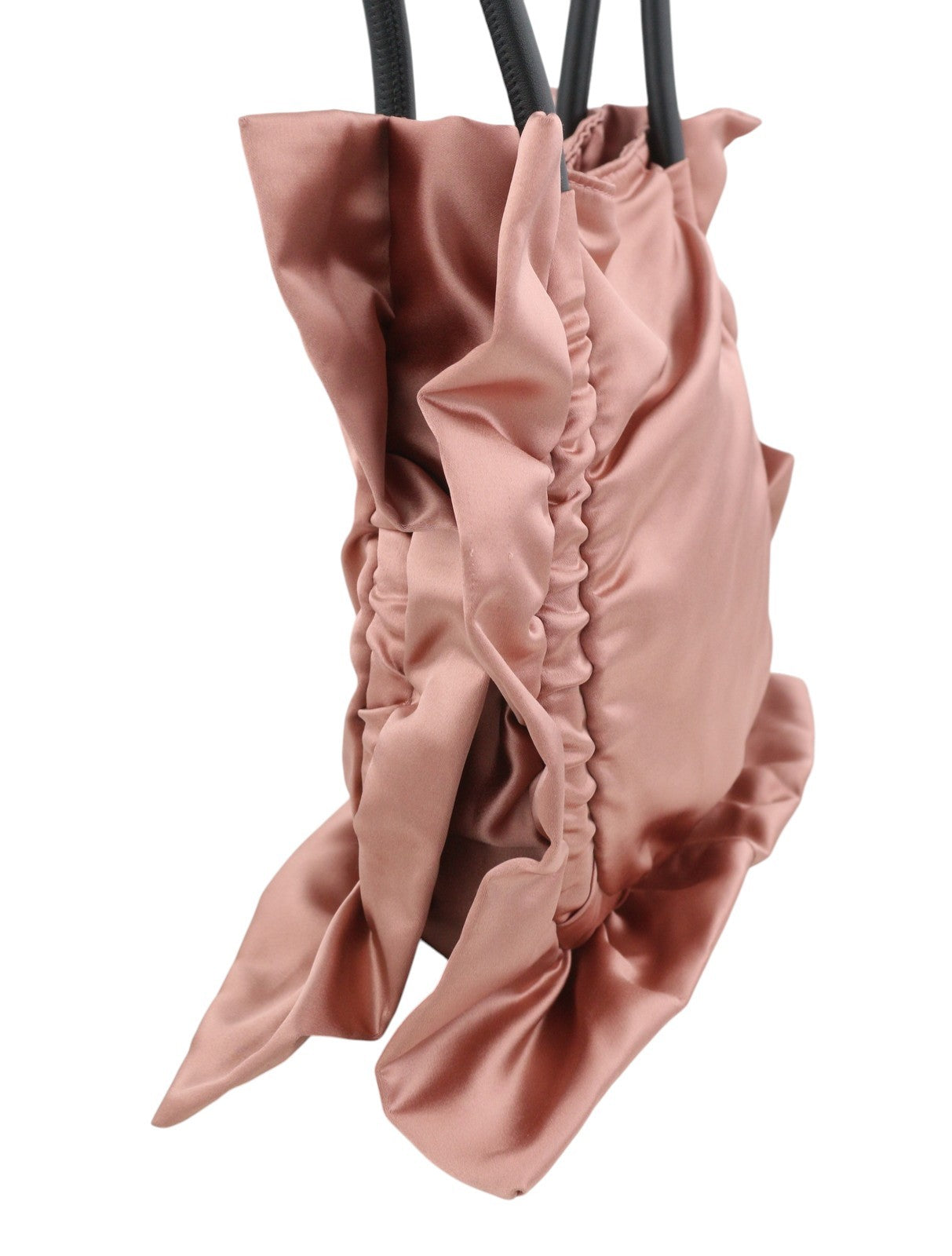 MAX&CO. Women Bag OS Pink Satin Mini Shopper Magnetic Closure