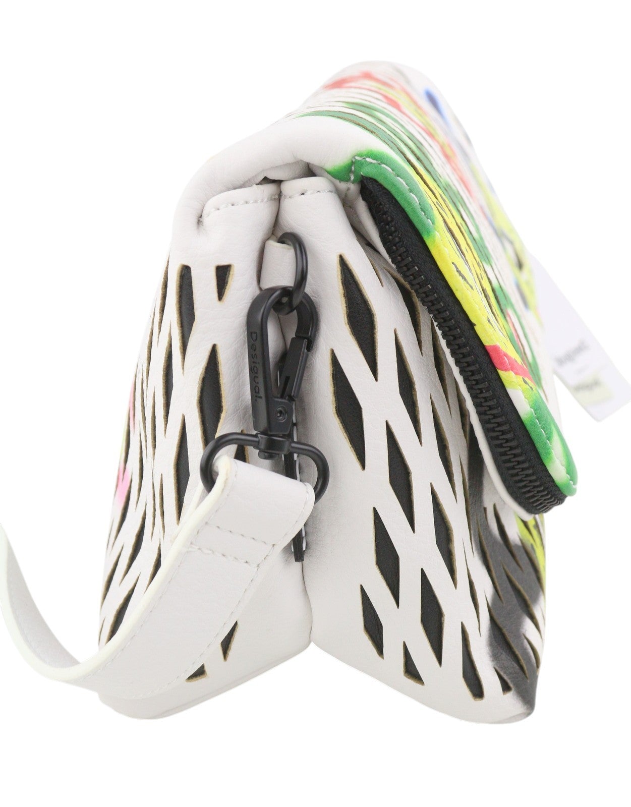 DESIGUAL Arty Pepo Vanecia Women Bag OS Colourful Textured Crossbody